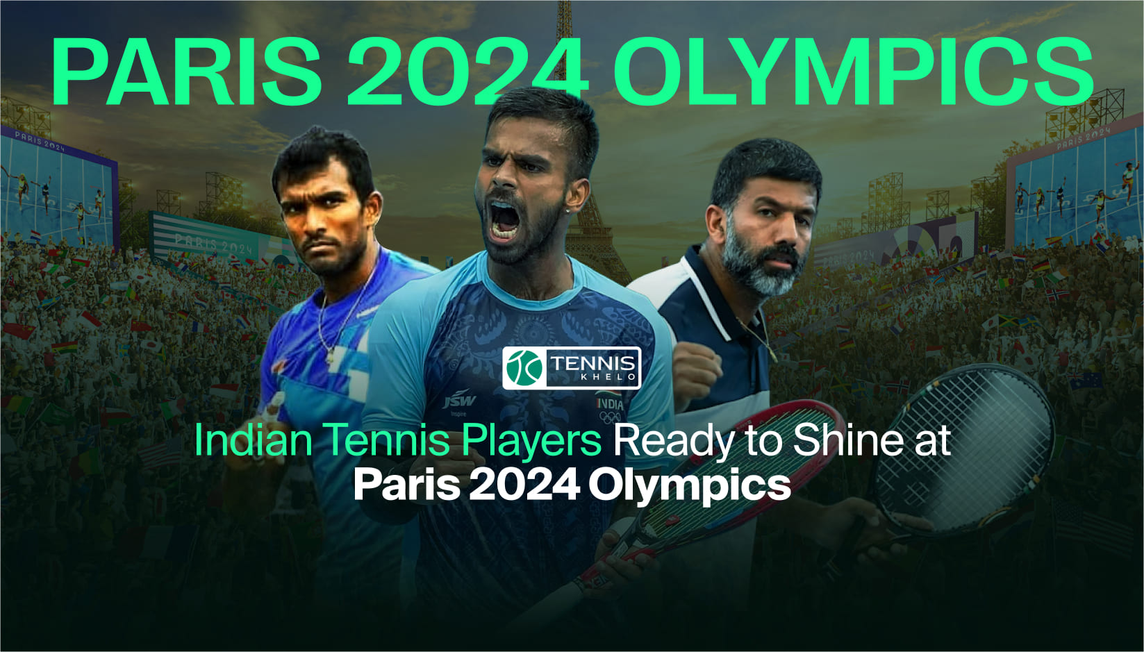 Indian Tennis Players Ready to Shine at Paris 2024 Olympics