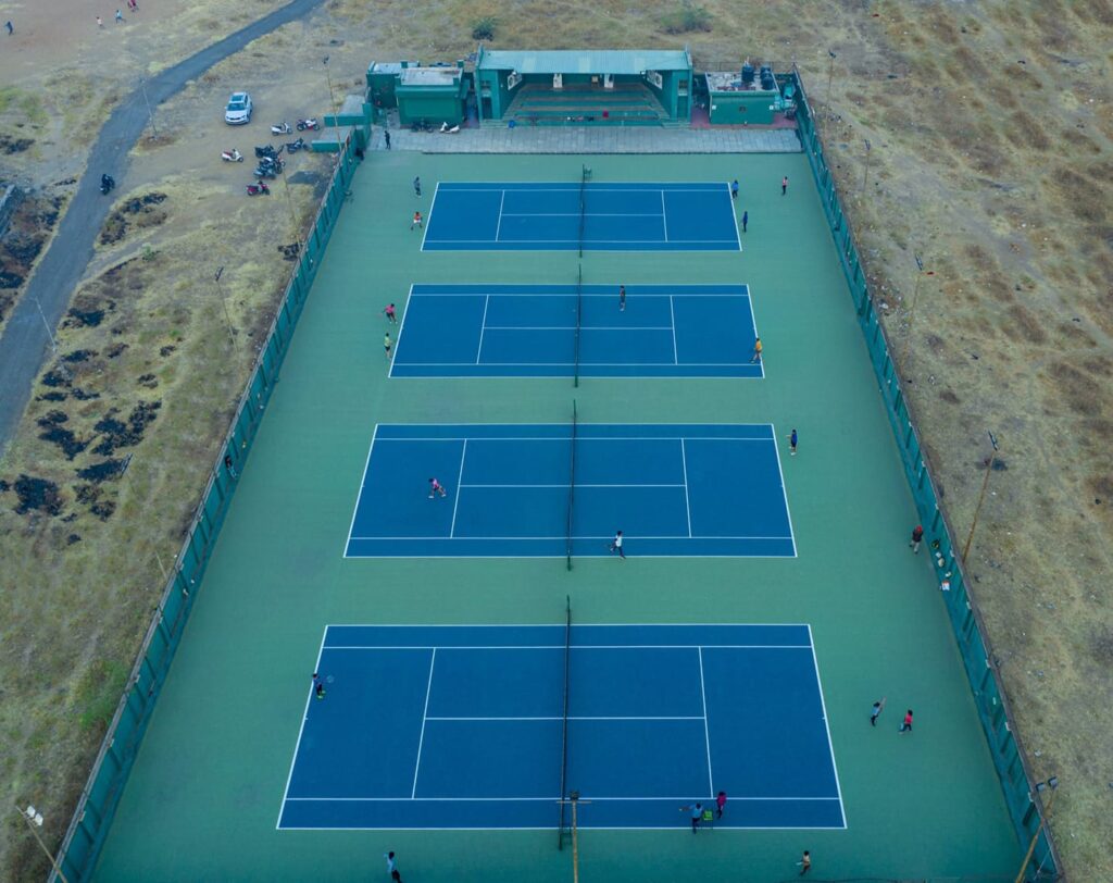 Solapur District Lawn Tennis Association image court