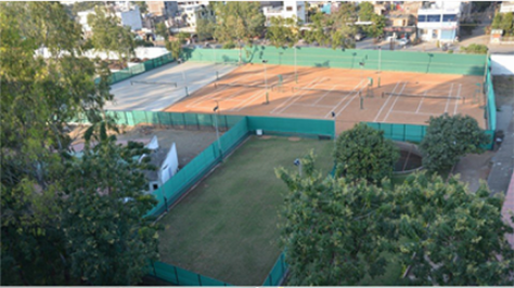 MGM Soft Tennis and Lawn Tennis Court aurangabad maharashtra tenniskhelo