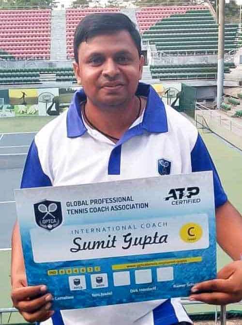 Sumit Gupta Tennis Coach Dream House Resort and Sanskriti Tennis Acaemy Jaipur tenniskhelo