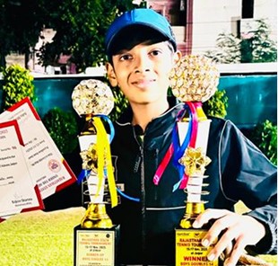 Manvay Solanki tenniskhelo jaipur