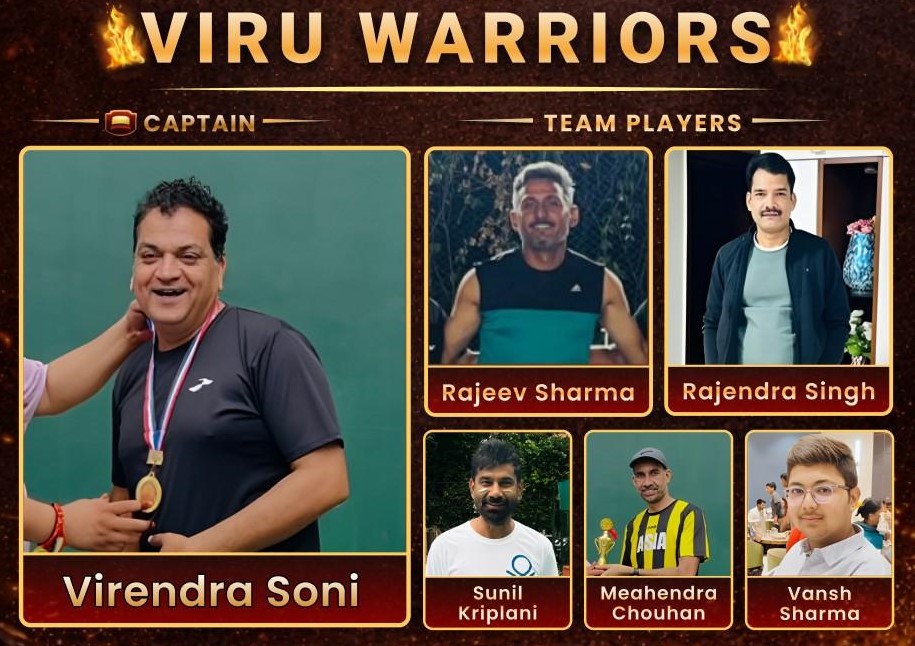 VIRRU WARRIORS Rangoli Garden Tennis Championship 2026 Jaipur